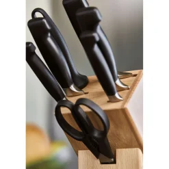 8-tlg, Messerblockset, Natur