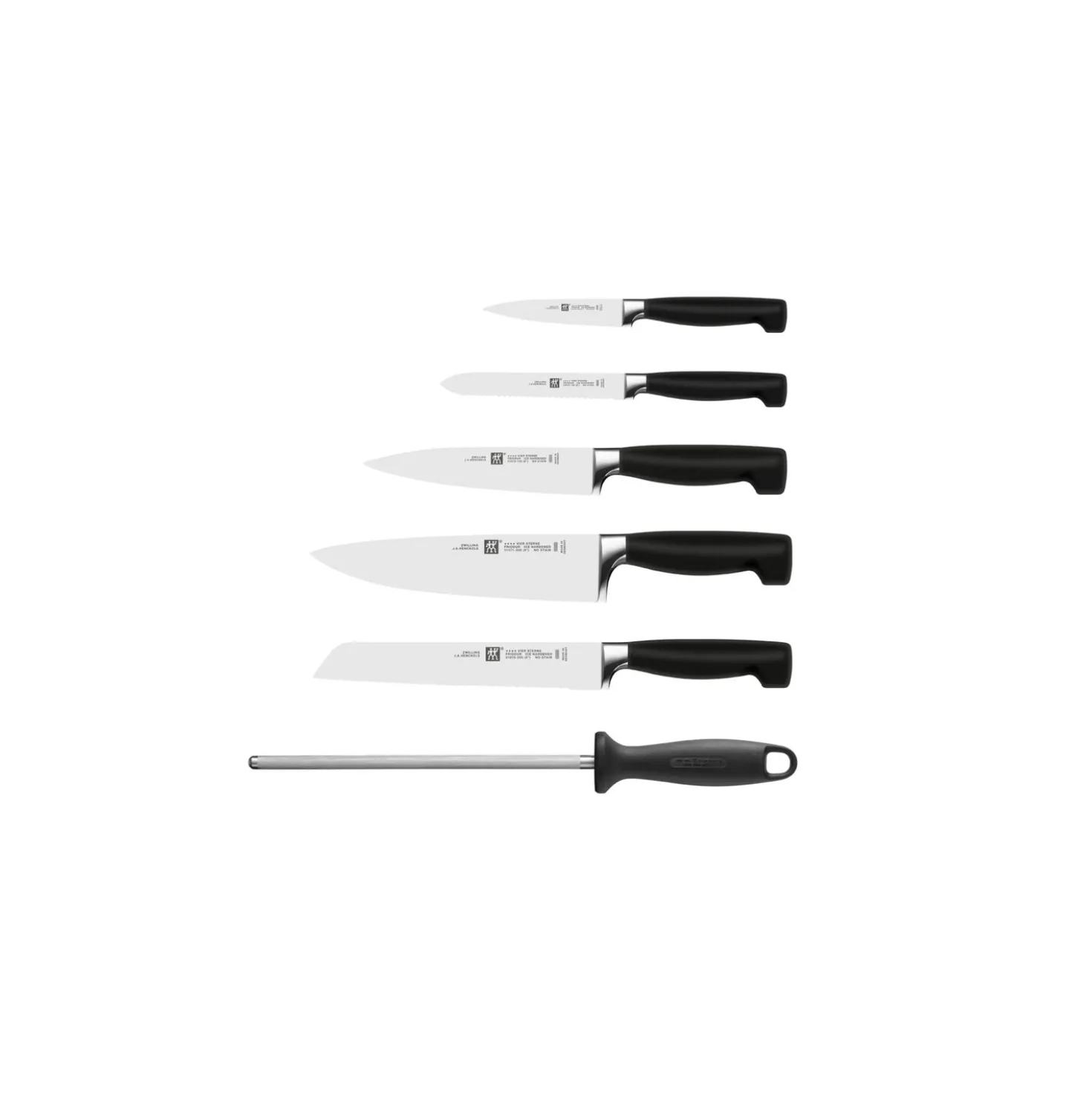 7-tlg, Messerblockset, Natur