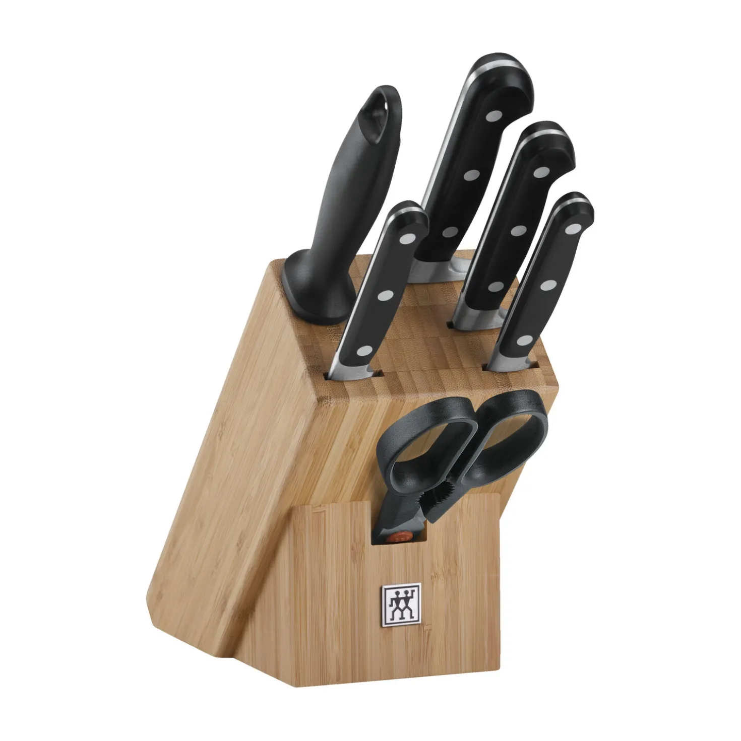 7-tlg, Messerblockset, Natur