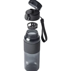 Trinkflasche, 680 ml, Tritan, Grau