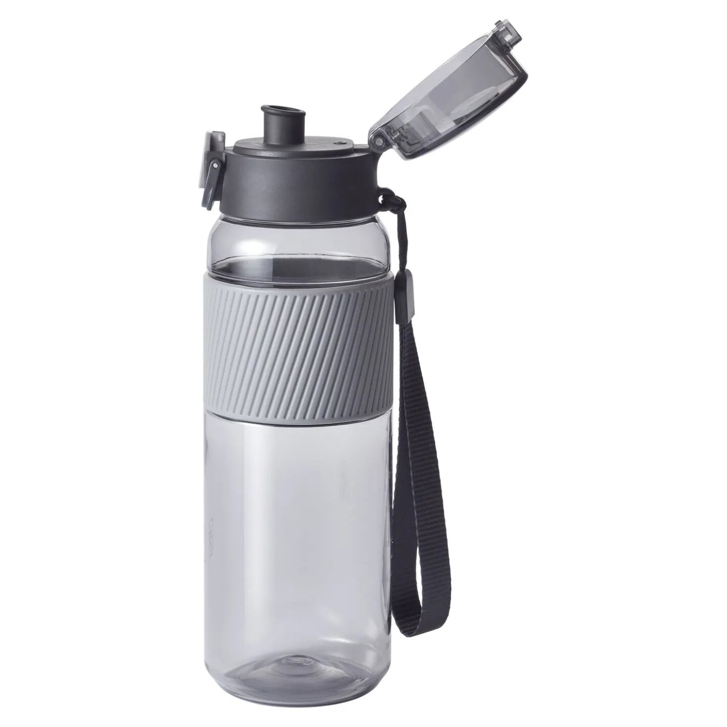 Trinkflasche, 680 ml, Tritan, Grau