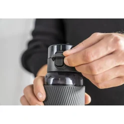 Trinkflasche, 680 ml, Tritan, Schwarz