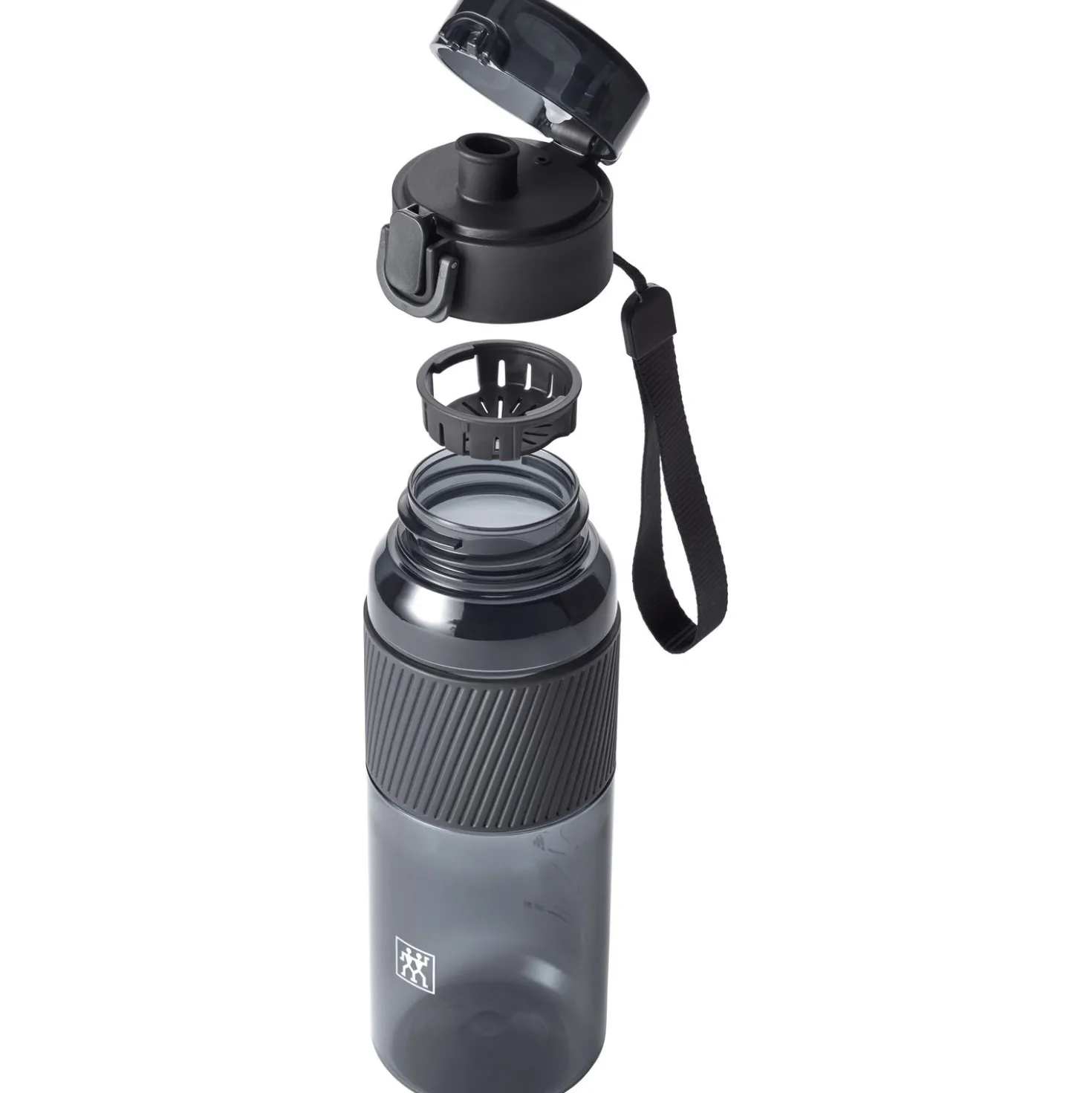 Trinkflasche, 680 ml, Tritan, Schwarz