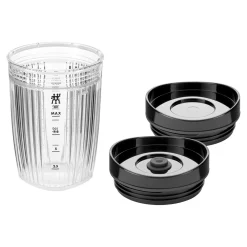 Tritan Behälter, 300 ml, Schwarz