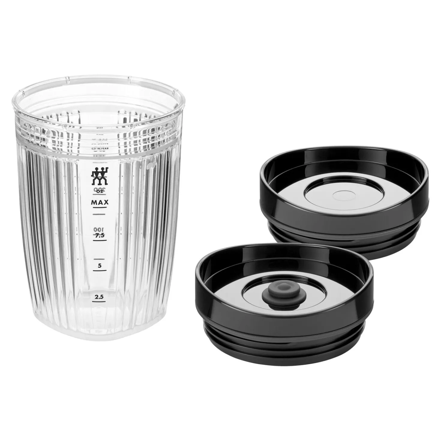 Tritan Behälter, 300 ml, Schwarz