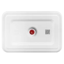 Vakuum Auflaufform, Glas, Rot
