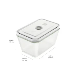 Vakuum Boxset, S/M/L / 3-tlg, Glas, Grau