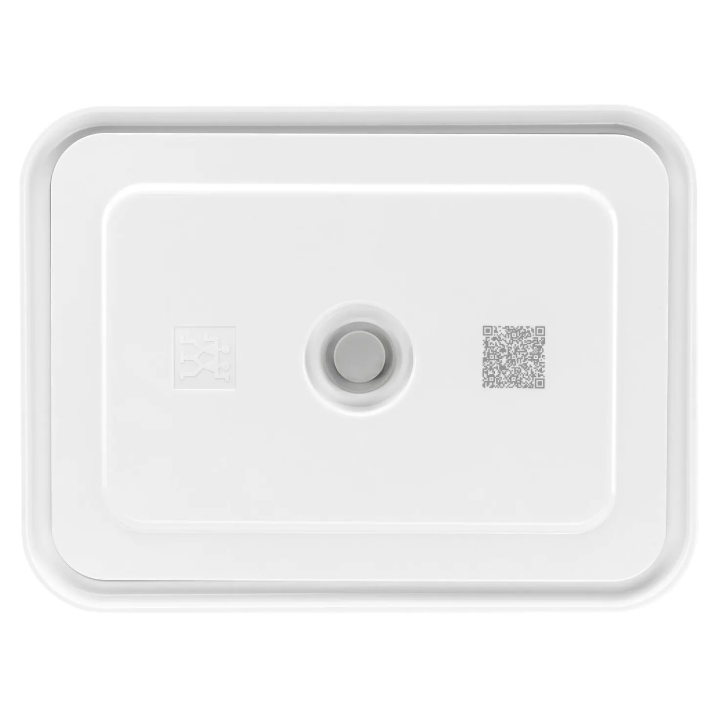 Vakuum Kühlschrankbox, Glas, Grau