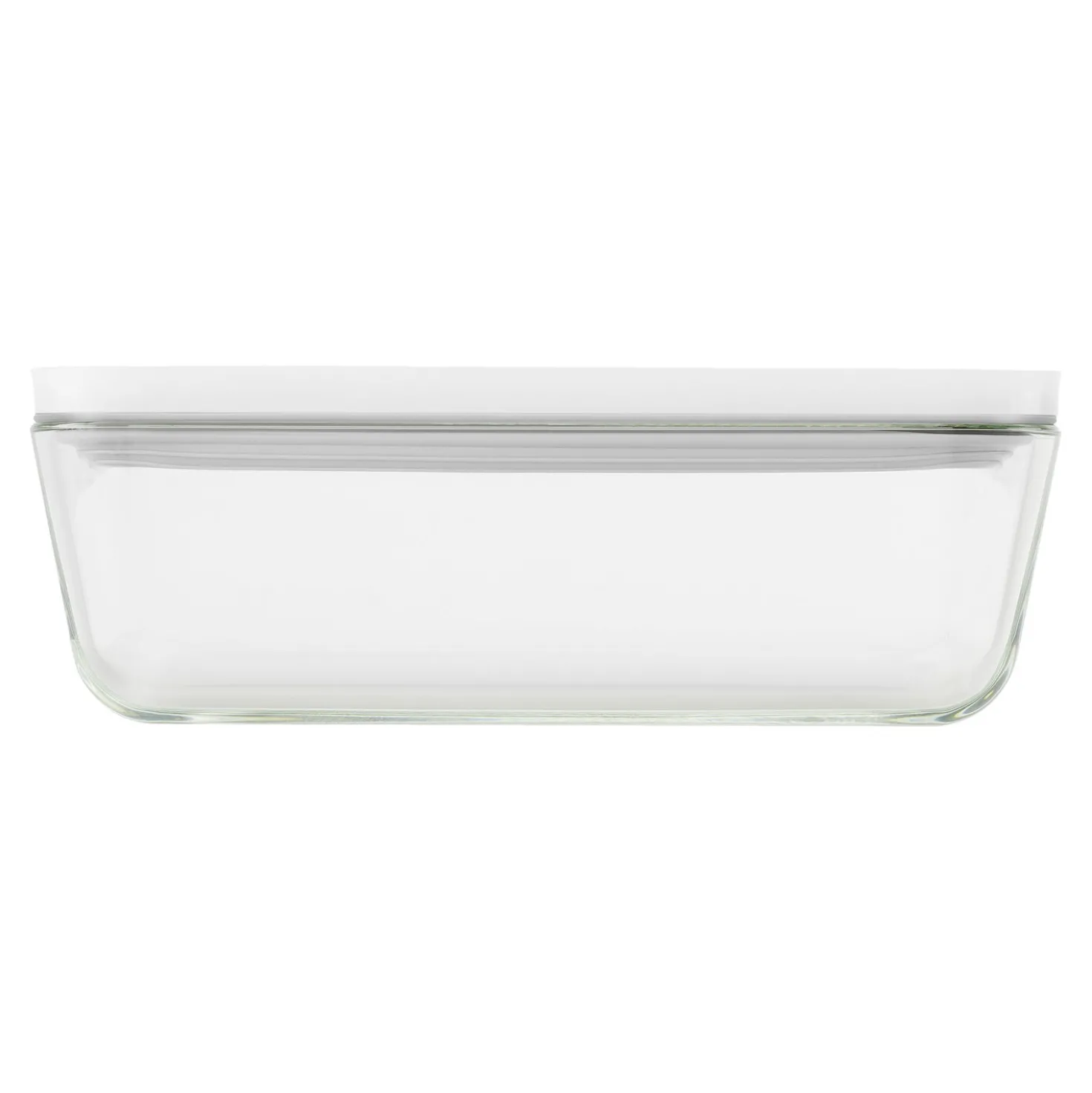 Vakuum Kühlschrankbox, Glas, Grau