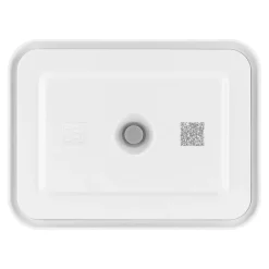 Vakuum Kühlschrankbox, Kunststoff, Semitransparent-Grau