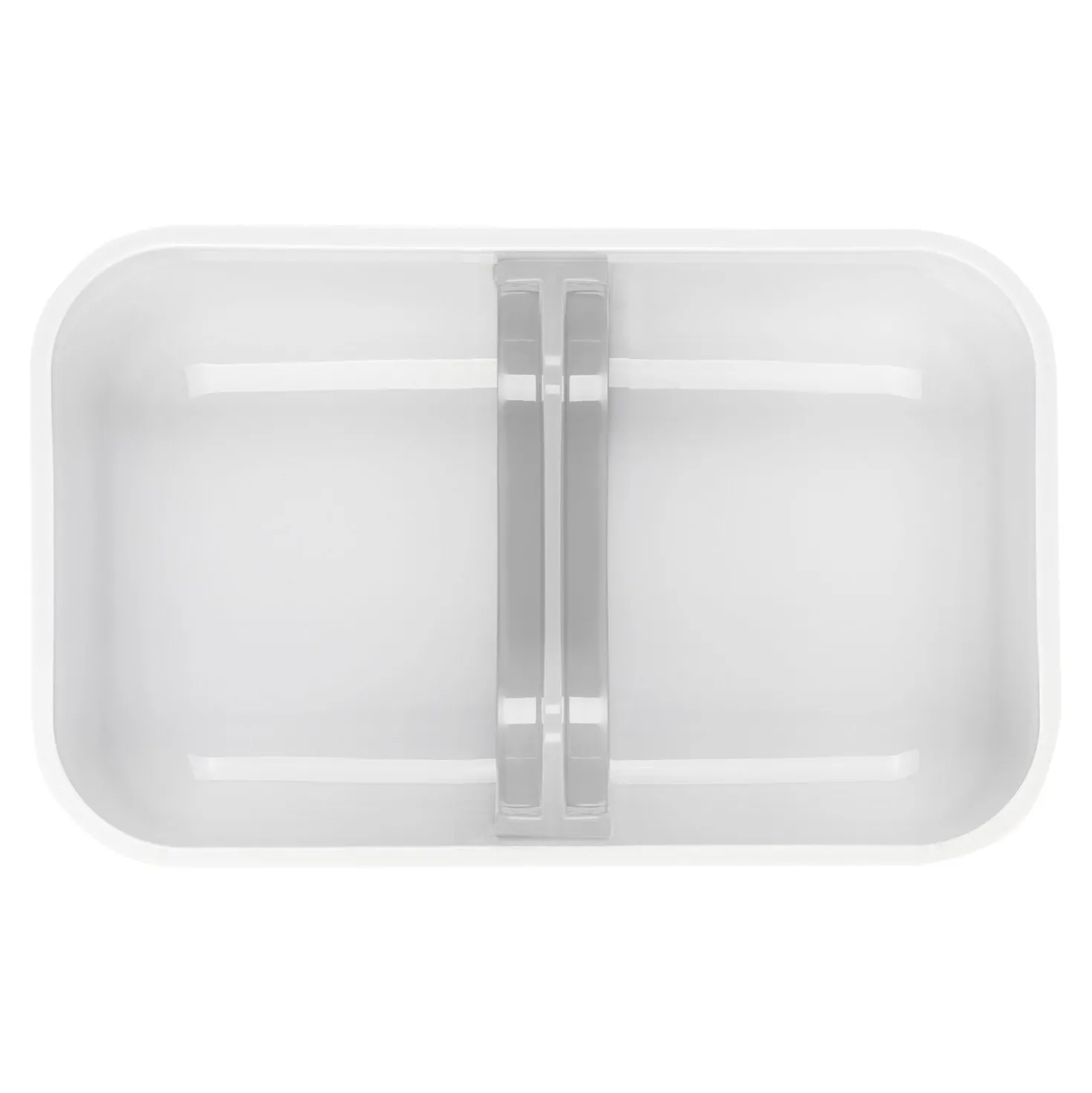 Vakuum Lunchbox DINOS M, Weiß-grau
