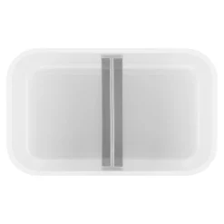 Vakuum Lunchbox M, Semitransparent-Grau