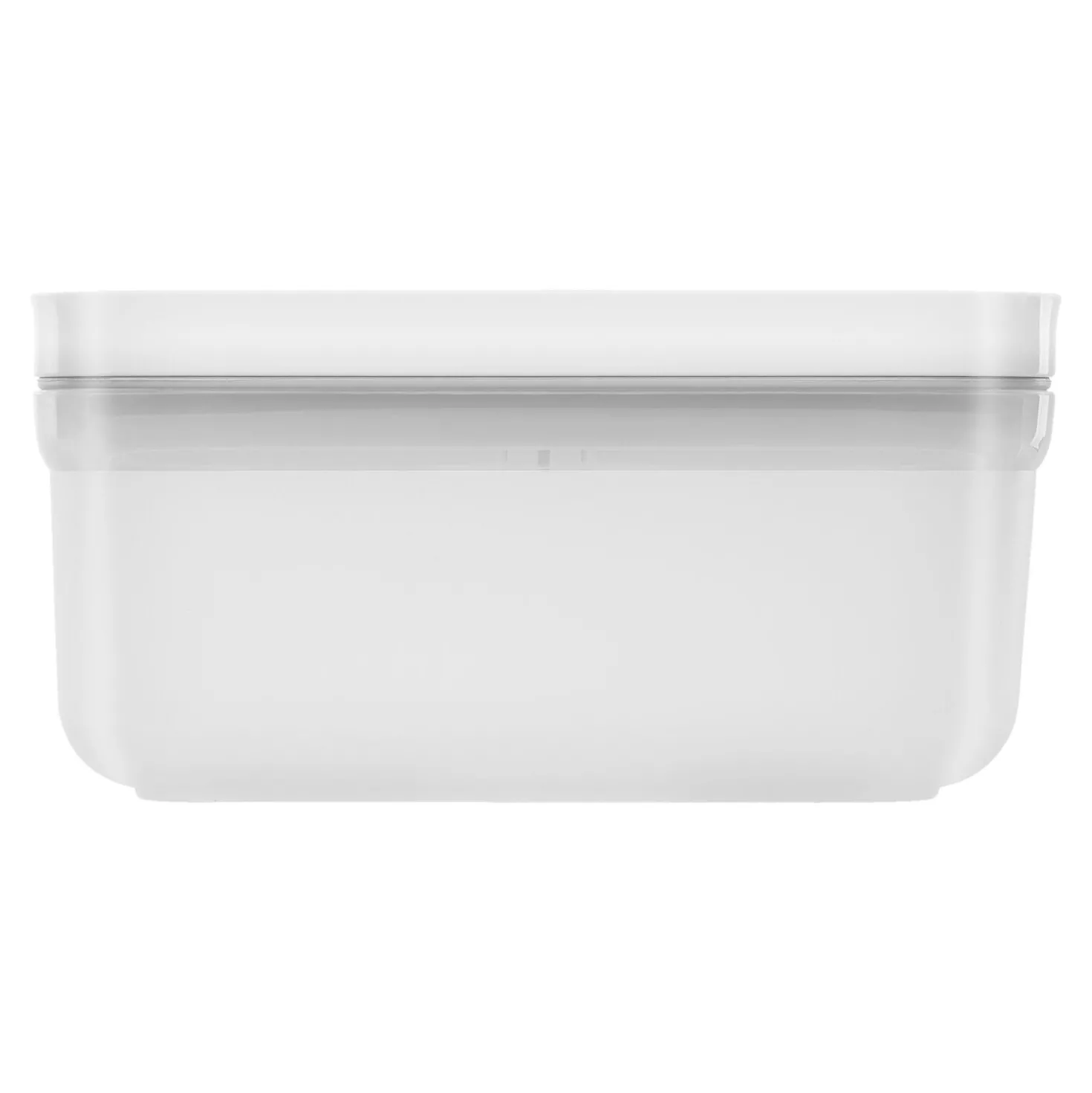 Vakuum Lunchbox S, Semitransparent-Grau