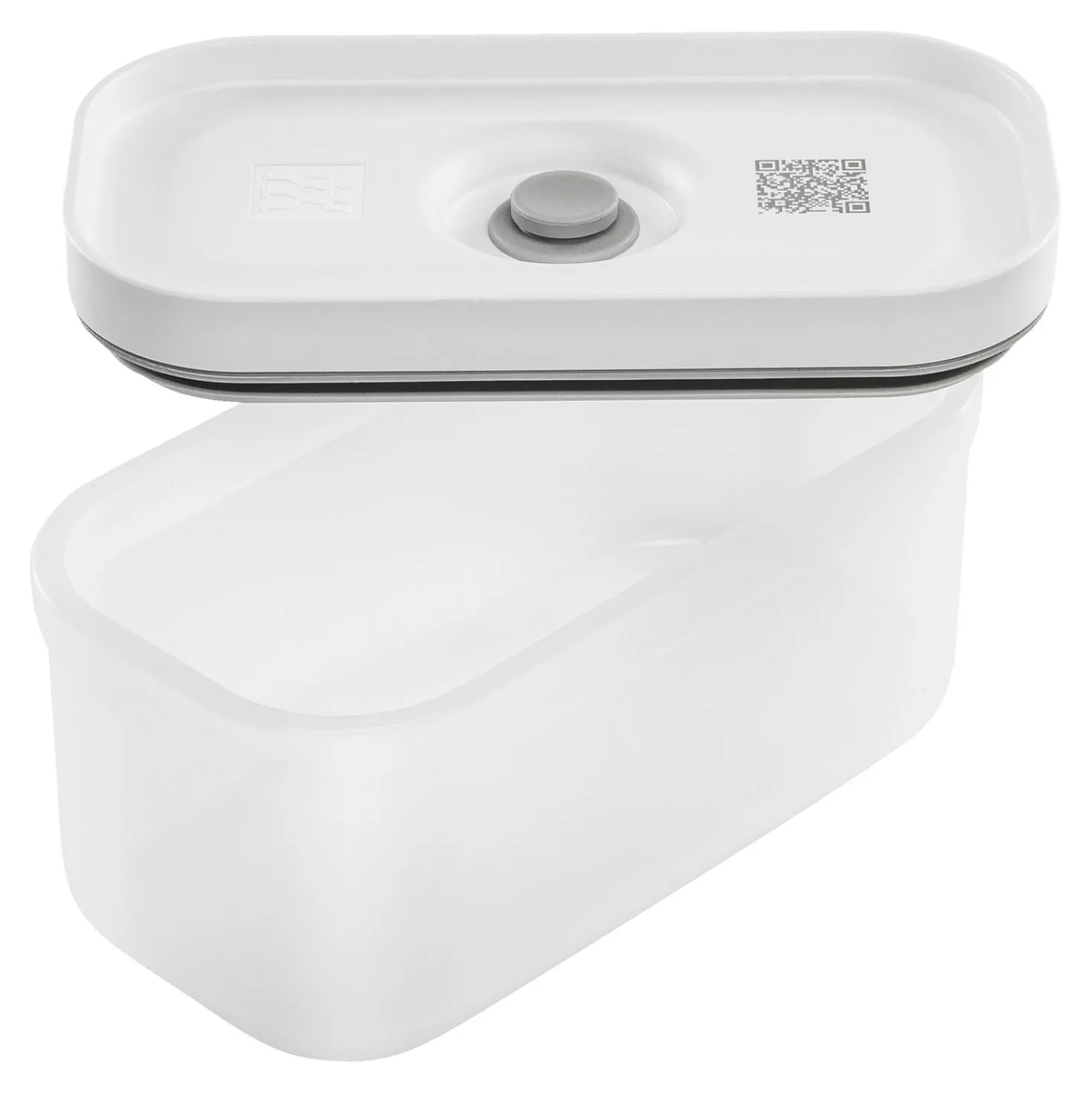 Vakuum Lunchbox S, Semitransparent-Grau