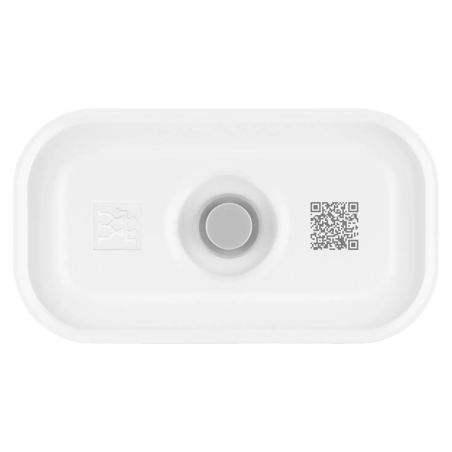 Vakuum Lunchbox S, Weiß-grau
