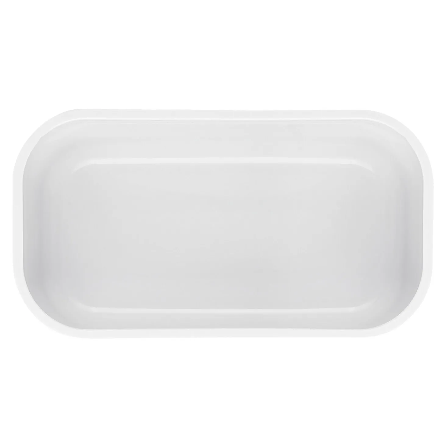 Vakuum Lunchbox S, Weiß-grau