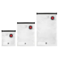Vakuum Set, 21-tlg. / S/M/L, Grau/Transparent, Glas