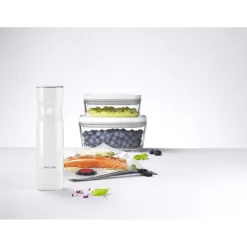 Vakuum Starter Set, Glas / S/M, 7-tlg, Weiß