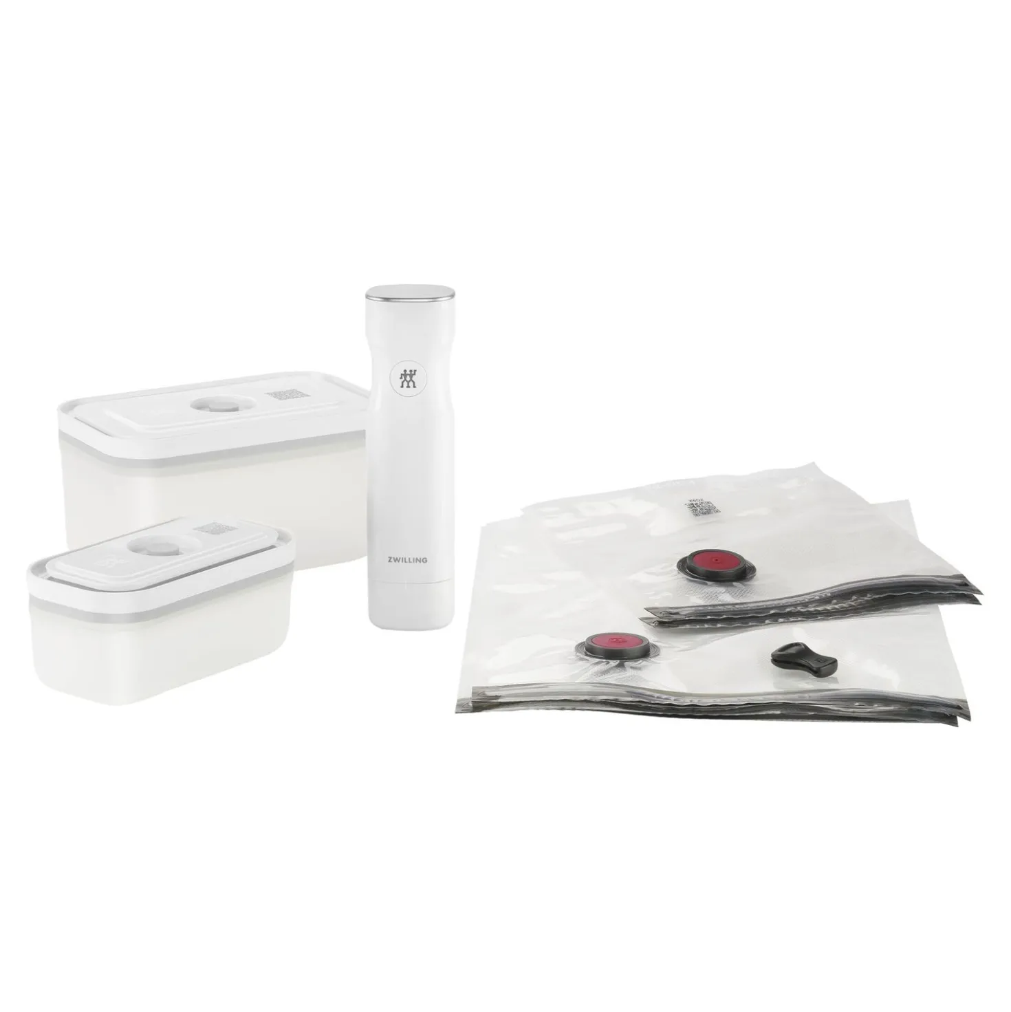 Vakuum Starter Set, Kunststoff / S/M, 7-tlg, Weiß