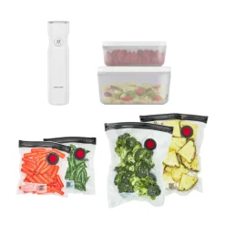 Vakuum Starter Set, Kunststoff / S/M, 7-tlg, Weiß