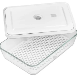 Vakuum Zubeh&ouml;rset Abtropfgitter für Glasboxen, Kühlschrankbox/Auflaufform / 2-tlg