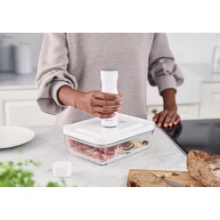 Vakuum Zubeh&ouml;rset Abtropfgitter für Glasboxen, Kühlschrankbox/Auflaufform / 2-tlg