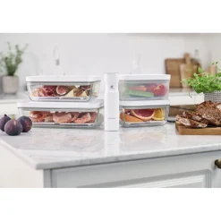Vakuum Zubeh&ouml;rset Abtropfgitter für Glasboxen, Kühlschrankbox/Auflaufform / 2-tlg