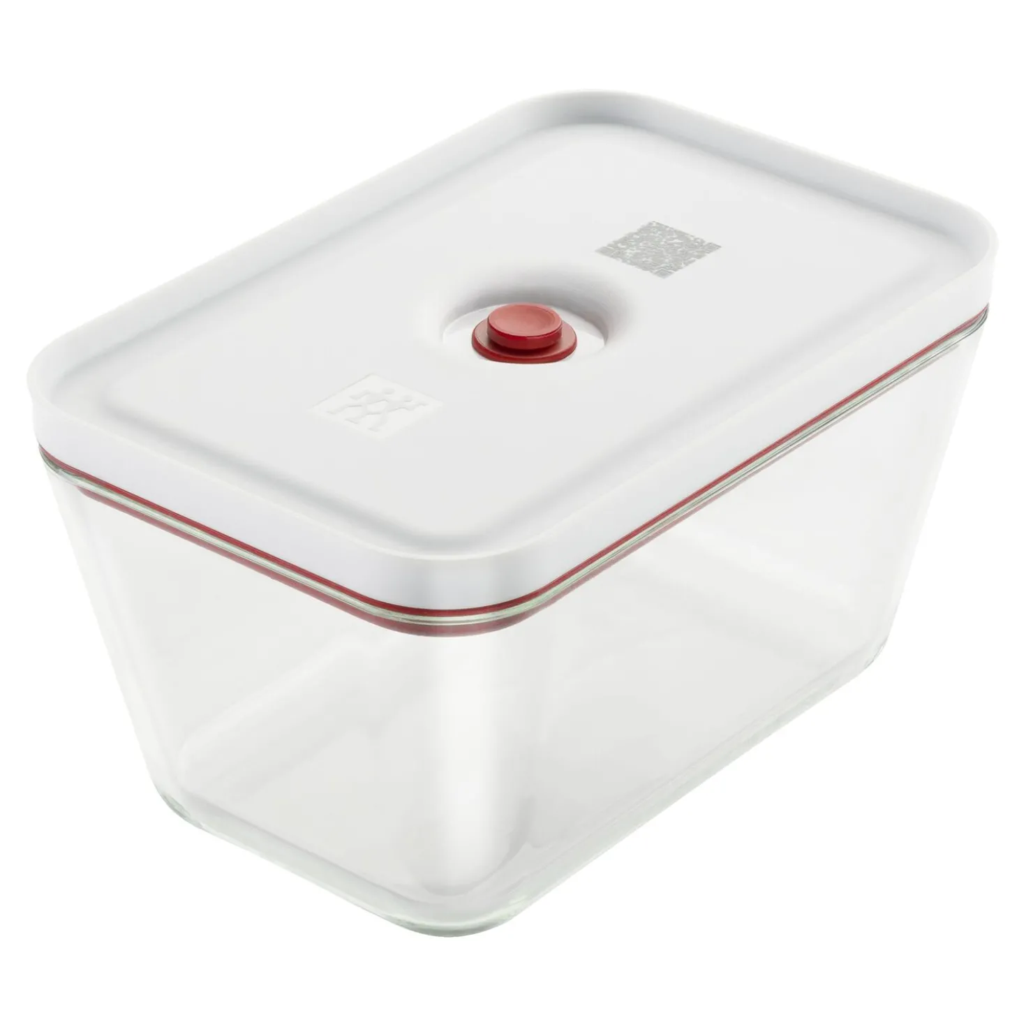 Vakuumbox L, Glas, Rot