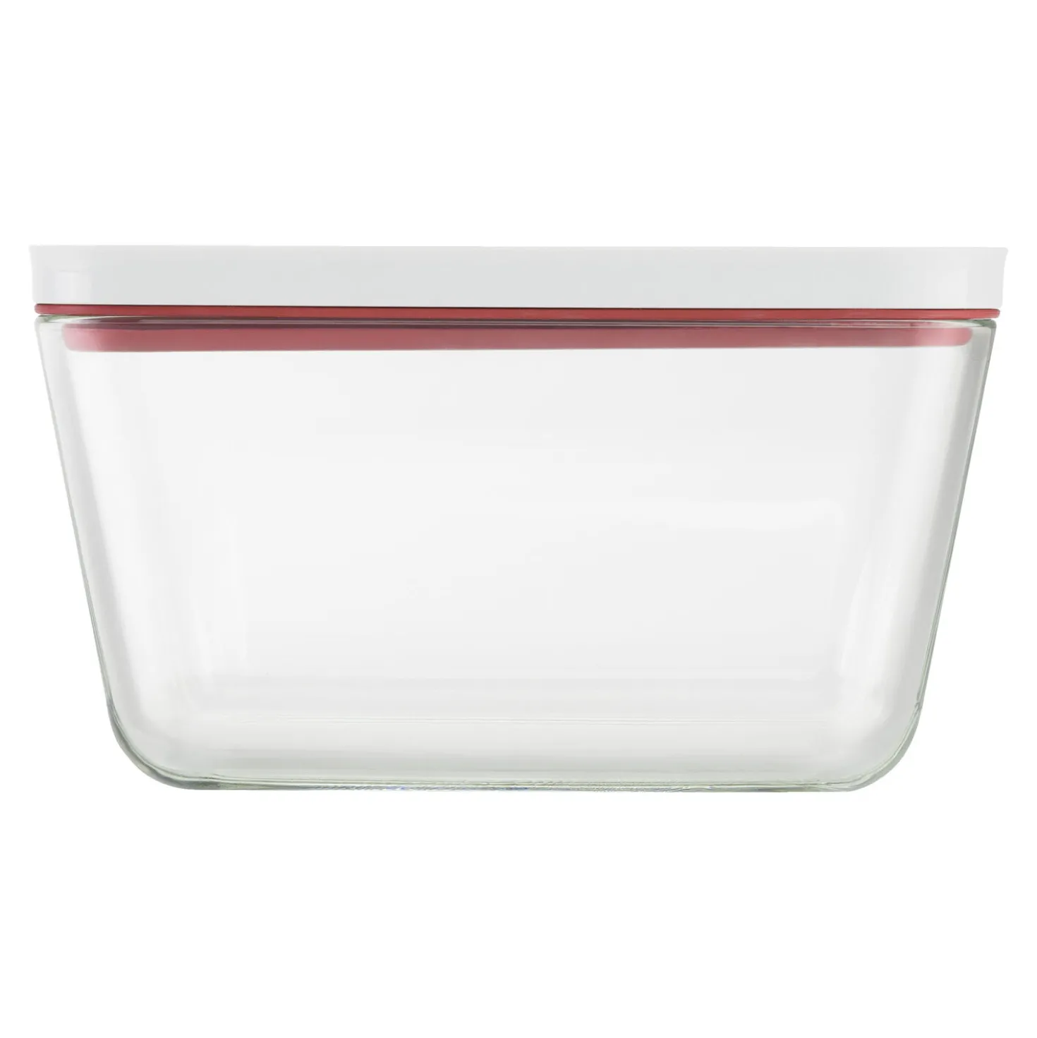 Vakuumbox L, Glas, Rot