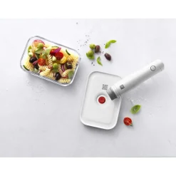 Vakuumbox L, Glas, Rot