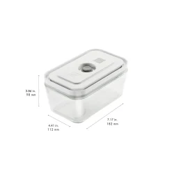Vakuumbox M, Glas, Grau