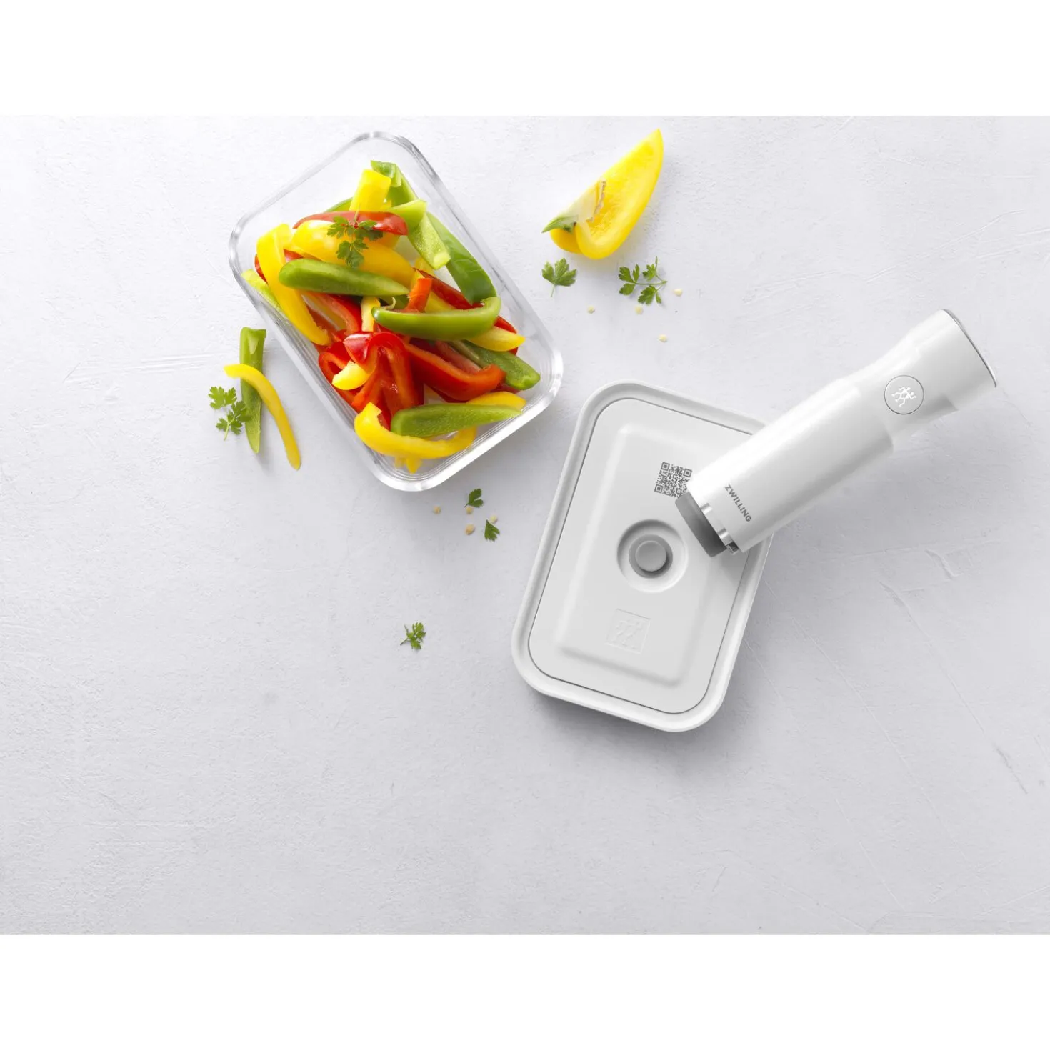 Vakuumbox M, Glas, Grau