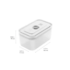 Vakuumbox M, Kunststoff, Semitransparent-Grau