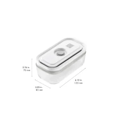 Vakuumbox S, Glas, Grau