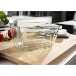Vakuumbox S, Glas, Rot