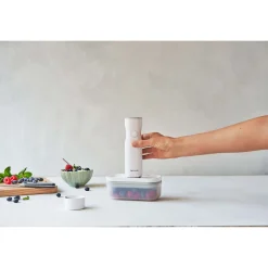 Vakuumbox S, Kunststoff, Semitransparent-Grau
