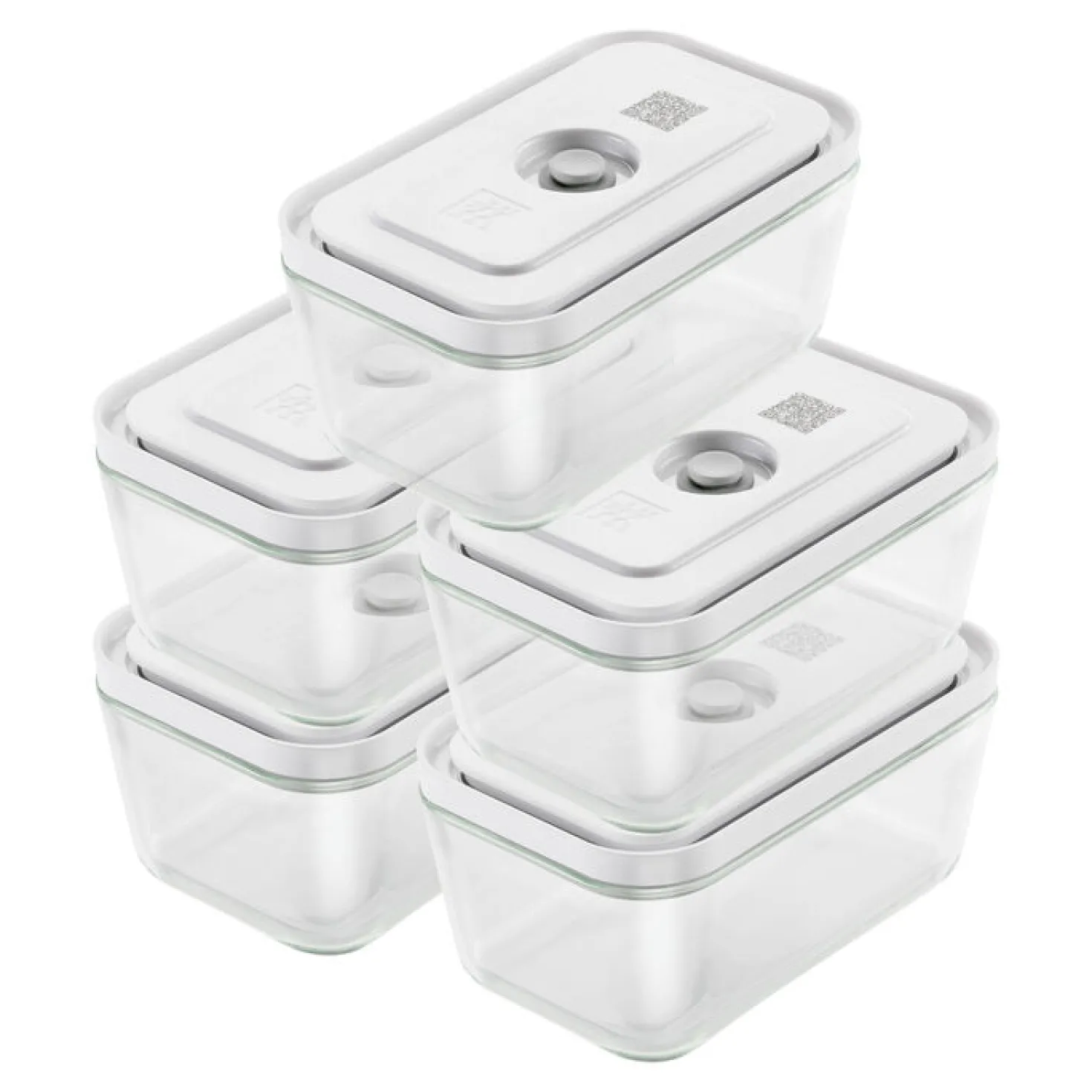 Vakuumboxset, 5-tlg. / M, Grau, Glas