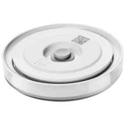 Vakuumschüssel & Deckel Set, 10-tlg. / S/M/L, Eukalyptus/Transparent, Keramik/Glas