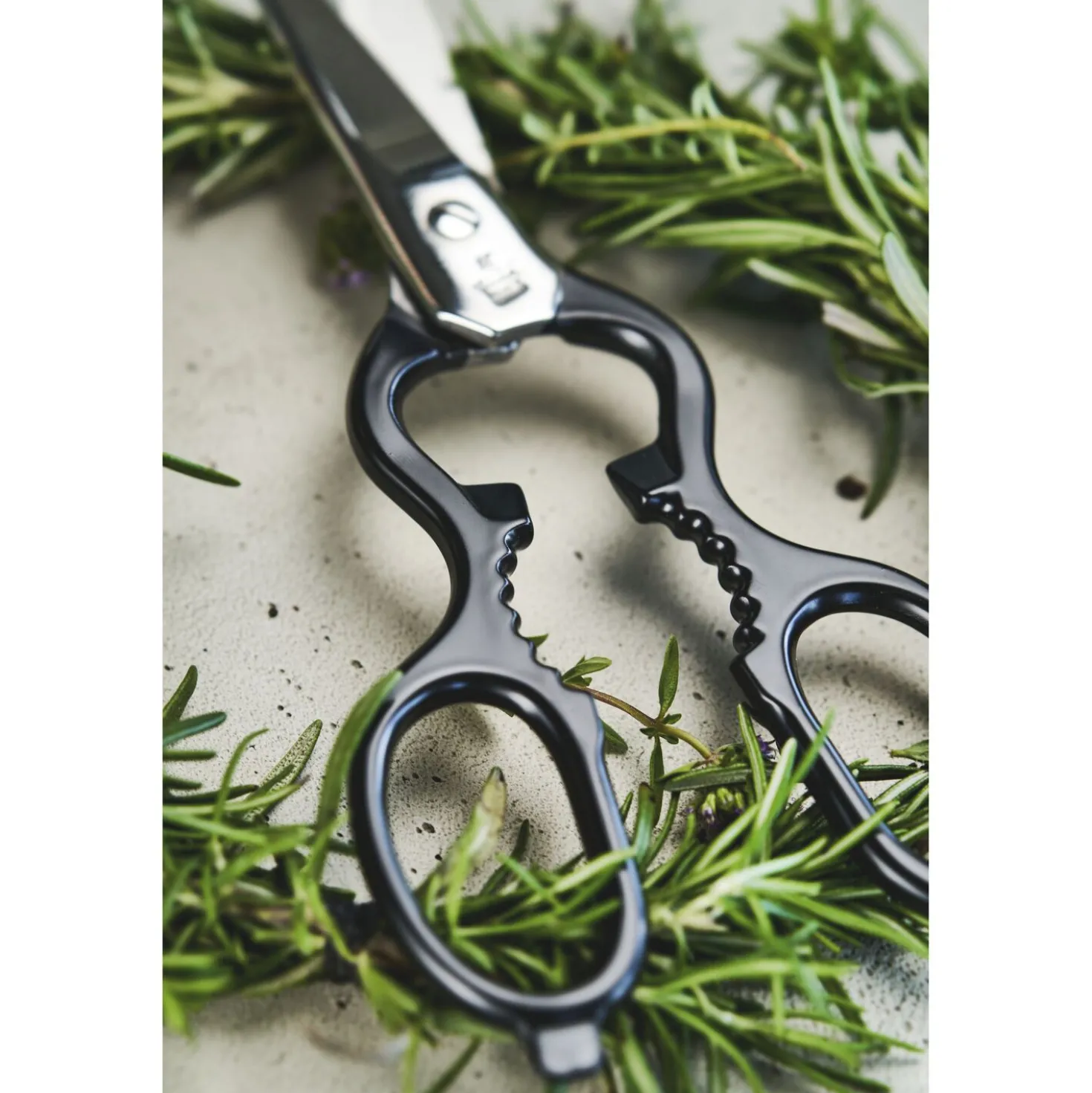 Vielzweckschere, schwarz 20 cm, Edelstahl
