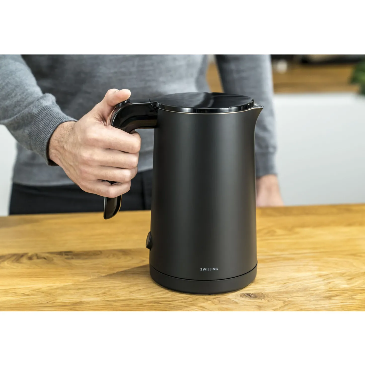 Wasserkocher, 1 l, Schwarz