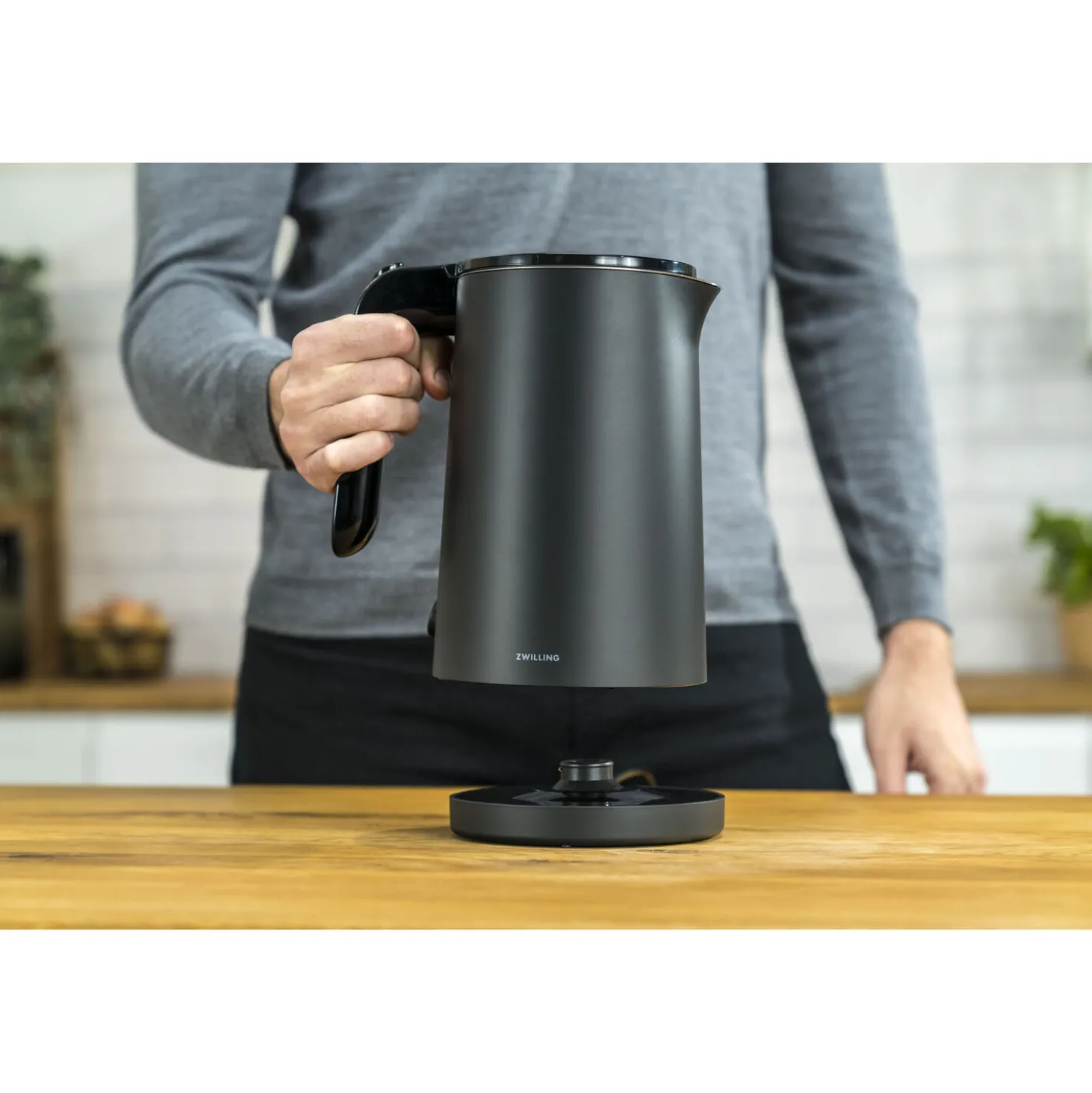 Wasserkocher, 1 l, Schwarz
