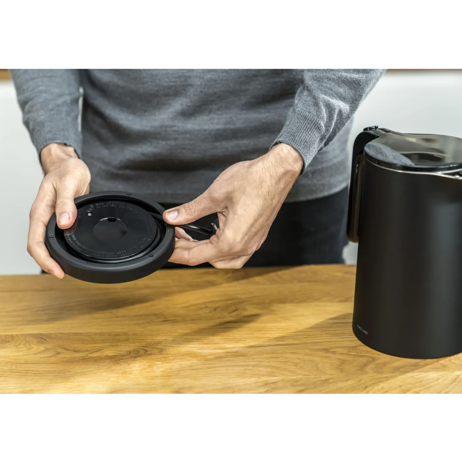 Wasserkocher, 1 l, Schwarz