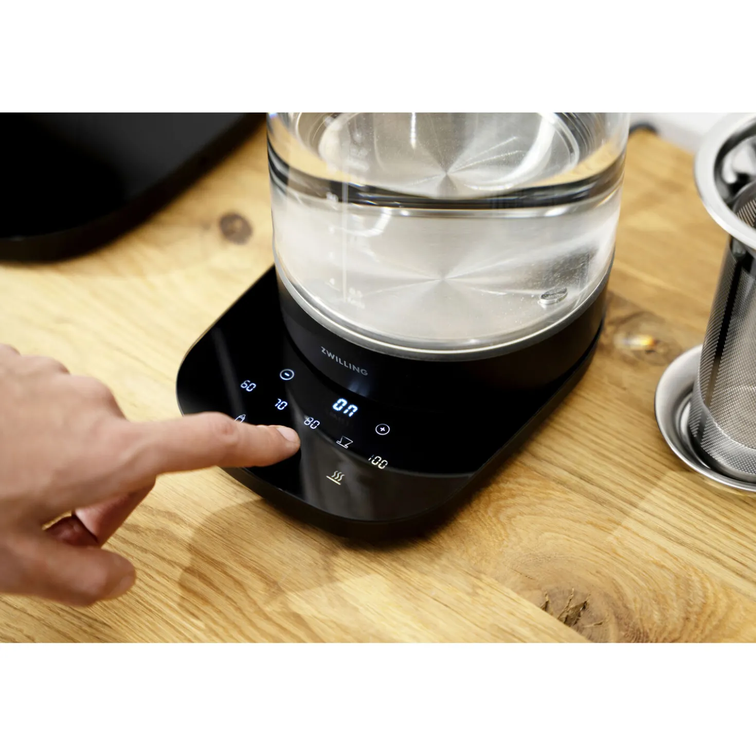Wasserkocher, 1,7 l, Schwarz