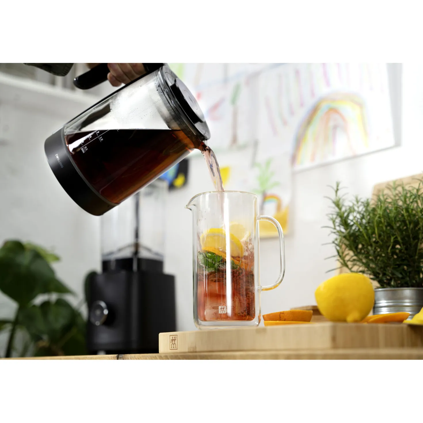 Wasserkocher, 1,7 l, Schwarz