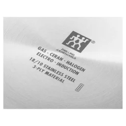 Wok, 32 cm, 18/10 Edelstahl