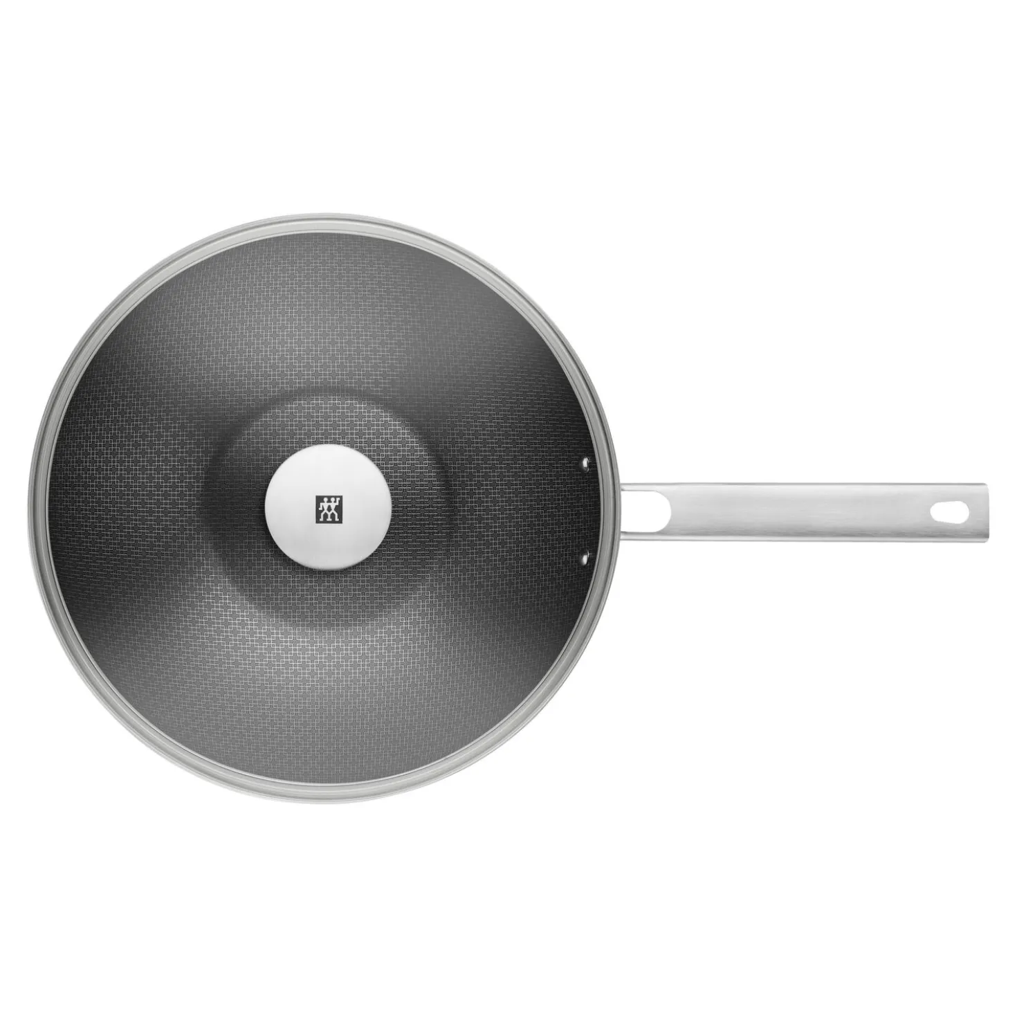 Wok 30 cm, 18/10 Edelstahl