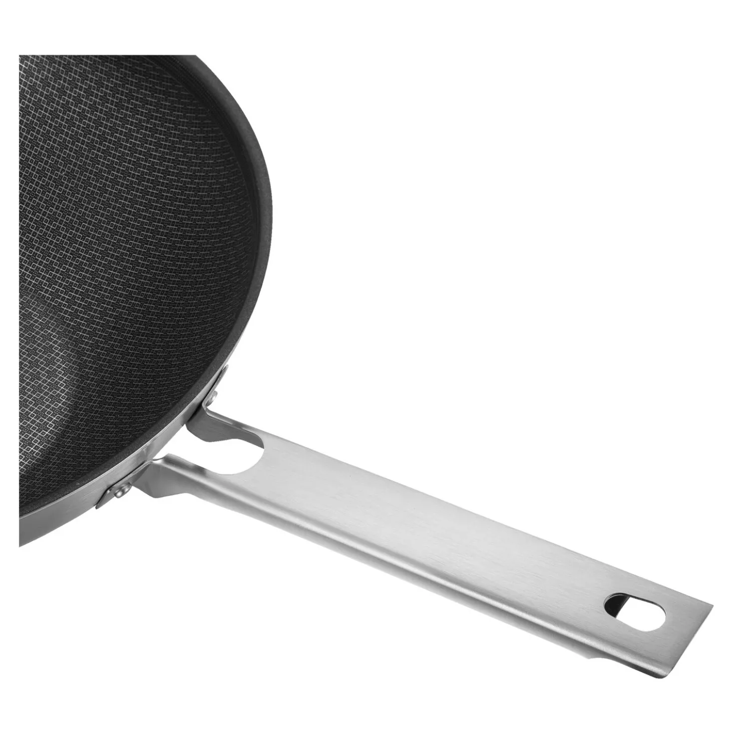 Wok 30 cm, 18/10 Edelstahl