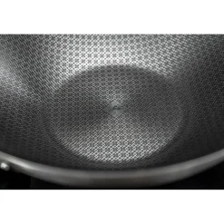 Wok 30 cm, 18/10 Edelstahl