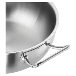Wok 30 cm, 18/10 Edelstahl