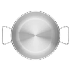 Wok 30 cm, 18/10 Edelstahl